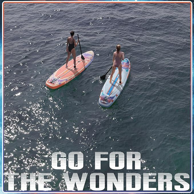 UPWELL 11’6”/11'2”/11'/10'8”/10'6”/10'2” Inflatable Stand Up Paddle Board with sup Accessories Including Backpack, Repairing Kits, Non-Slip Deck, Leash, 3 Fins, Paddle and Hand Pump