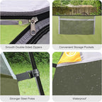 CAMPROS CP Tents for Camping 6 Person Tent Waterproof Windproof Double Layer Family Camping Tent, Easy Setup Dome Tent with Large Mesh Windows & Wider Door for Outdoor Camping & Hiking