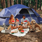 EchoSmile 10/12 Person Camping Tent Waterproof Windproof Tent with Rainfly Easy Set up for Outdoor Family Camping, Party