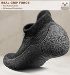 BULLIANT Men Slipper Socks,Grip Socks Hiking Water Shoes Barefoot Shoes for Outdoor Walking Exercises