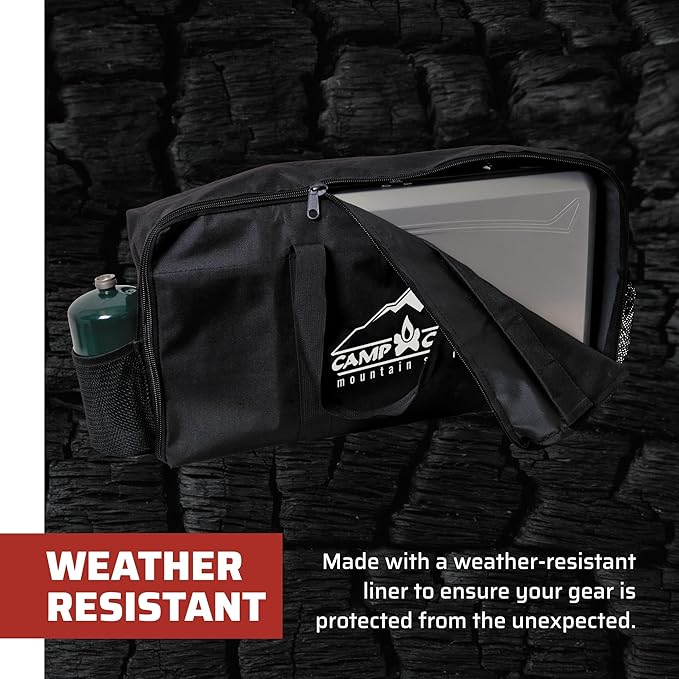 Camp Chef Bag for Compact Cooking System - for Mountain Series Stoves - Easily Store Propane Bottles & Compact Cooking Systems - Carefully Transport Your Camp Stove - Durable, Secure Carry Bag