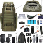 Hiking Backpack for Men 70L/100L Camping Backpack Military Rucksack Molle 3 Days Assault Pack for Climbing