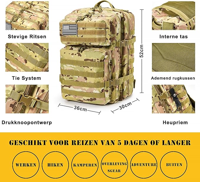 Survival First Aid Kit,99PCS Professional Survival Gear Large Hiking Backpack with Emergency Equipment Outdoor Adventure Accessories,Gift for Men Father