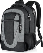 BIKROD Travel Laptop Backpack Men, School Backpacks for College Teen Boys Water Resistant Back Pack, Business Anti Theft Slim Sturdy Computer Bag Gifts Fits 15.6 Inch Laptop