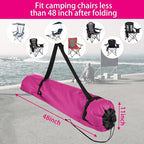 Xxerciz Foldable Camp Chair Replacement Bag with Shoulder Strap for Outdoor Camping, Travel Carrying Cover Heavy Duty Large Storage Folding Chair Bag (Chair is not included)
