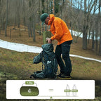 Night Cat Camping Sleeping Bag for Adults 3 Seasons Portable Lightweight Backpacking Hiking Traveling Indoor Outdoor Temperature 5-15℃ 2.6x6.3ft Switch to a Quilt or Blanket