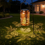 2 Pack Hummingbird Solar Lanterns Outdoor Waterproof Hanging Solar Lights, Garden Decor Gifts for Women Mom Grandma Metal Garden Decorative Lights for Yard, Backyard, Patio, Porch
