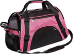 MuchL Pet Carrier Soft-Sided Carriers for Cat Carriers Dog Carrier for Small Medium Cats Dogs Puppies Pet Carrier Airline Approved Cat Dog Pet Travel Carrier (Medium,Pink)