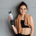 Stainless Steel Double Wall Water Bottles, Vacuum Insulated Bottle With Straw Lid, Insulated Water Bottle Keeps Water Cold for 24 Hours, Hot for 12 Hours, Hiking, Sports