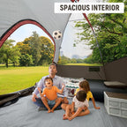 CAMPROS CP Tents for Camping 6 Person Tent Waterproof Windproof Double Layer Family Camping Tent, Easy Setup Dome Tent with Large Mesh Windows & Wider Door for Outdoor Camping & Hiking