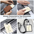 Wallet Tracker Card (iOS Only), Rechargeable Bluetooth Smart Tracking for Apple Find My Compatible Anti Tracker for Men Women Slim Item Locator for Purse Passport Key Luggage Tag (1Pcs/JAN FLR)