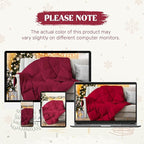 puredown® Soft Feather Down Throw Blanket Lightweight Packable Couch Throw for Indoor and Outdoor Use, 50"X70", Wine