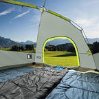 CAMPROS CP Tents for Camping 4 Person Tent Waterproof Windproof Double Layer Camping Tent, Easy Setup Dome Tent with Large Mesh Windows & Wider Door for Outdoor Camping & Hiking