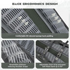 Maelstrom Hydration Hiking Backpack with 2L/3L Water Bladder, High Flow Bite Valve Camping Daypack Lightweight