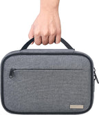 Lacdo Cord Organizer Travel, Cable Organizer Bag Case, Portable Electronics Organizer travel Case, 6 Layer Large Capacity Charging Cords Storage organizer for Cables, SD Card, Travel Essentials, Gray