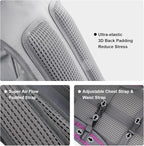 Everfun Hydration Backpack 18L with Water Bladder 2L/3L Hiking Water Backpack Women Men Hydration Pack Insulated Lightweight Day Hydropack with Storage for Hiking, Biking, Running, Festival