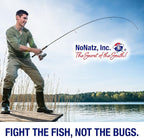 No Natz Botanical Bug Repellant, Effective for Gnat, Mosquito, and Biting Flies, Hand-Crafted and DEET-Free, Non-Greasy Formula, Made in The USA, 4 Ounce Spray Bottle, 2-Pack