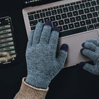 Achiou Winter Gloves, Glove for Men Women, Upgraded Touch Screen Texting Warm Running with Thermal Soft Knit Lining