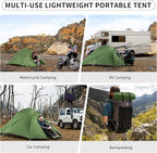 Naturehike Cloud-Up 2 Person Tent Lightweight Backpacking Tent with Footprint - Free Standing Ultralight Camping Hiking Backpack Tents Two Person Tent