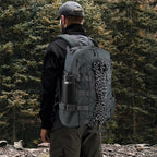 25L Hiking Backpack Small Tactical Backpack Daypack Camping Trekking Hunting Molle Pack for Men Women, Grey