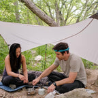 KAMMOK Kuhli Pro | Versatile Weather Shelter, (Waterproof, Durable, Portable, Camping Tarp, Hammock Tarp, Rain Cover), Granite Gray