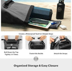 STOVER 5/10/25/30/40/55L Waterproof Backpack- Floating Dry Bag for Kayaking, Travel, Beach, Hiking, & Camping, Men/Women