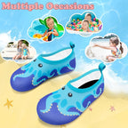 Deevike Kids Water Shoes Boys Grils Barefoot Quick Dry Aqua Socks Beach Shoes for Toddler Sports Swim Surf Outdoor Walking
