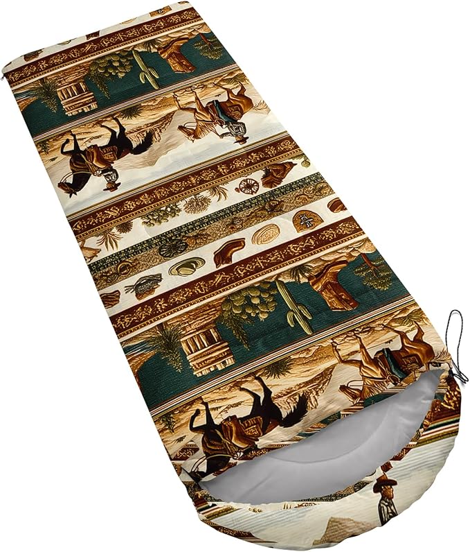 QOOMO Animals Camping Sleeping Bags,3 Season Warm & Cool Weather,Lightweight,Waterproof Sleeping Bags for Adults & Kids,Traveling,and Outdoors,Camping Gear Equipment