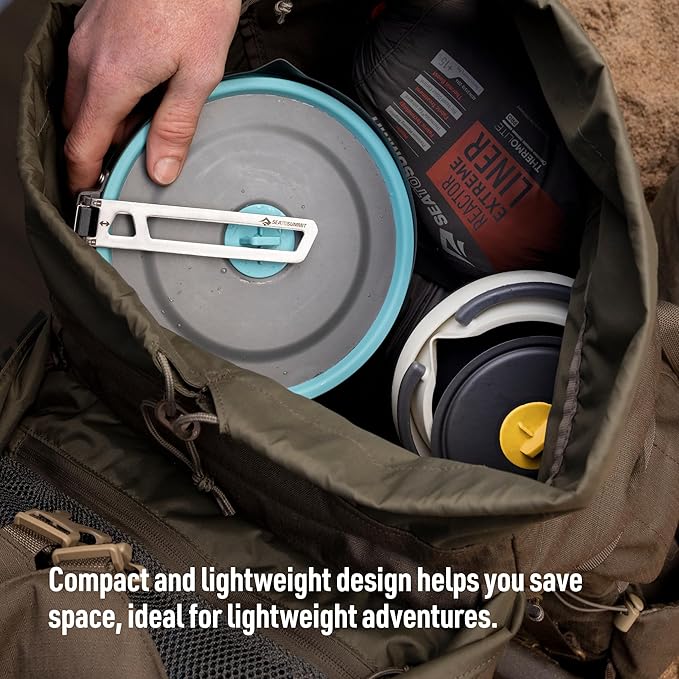 Sea to Summit Frontier Ultralight Collapsible Pouring Pot for Camping, 2.2 Liter