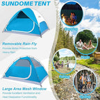 1/2/4/5/6 Person Dome Tents for Camping, Lightweight Portable Backpacking Tent, Small Easy Set Up Outdoor Waterproof Camping Hiking Tent for Adults
