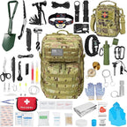 Survival First Aid Kit,99PCS Professional Survival Gear Large Hiking Backpack with Emergency Equipment Outdoor Adventure Accessories,Gift for Men Father