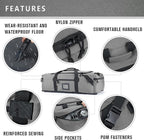 105l Large Duffel Bag For Travel, Gym & Sports - Water Repellent Polyester, Hidden Straps, Shoe Compartment - Perfect Luggage Duffle Bag Or Backpack For Men & Women