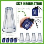 HESTYA 4 Pack Mosquito Bug Net Mesh for Head Mosquito Head Net Face Neck Fly Netting Hood from Insect Bugs Gnats for Outdoor