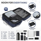 Lay Flat Carry on Travel Backpack, 30L Airline Approved, Fits 16" Laptop, USB-C & USB-A, Water Resistant, Gray