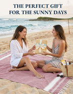 LANE LINEN Beach Towels for Women, Large Beach Towels Oversized, Pre-Washed, No-Shrink Sand Free, Quick Dry, Lightweight Travel Towel,Soft Beach Bath Towel, 39"x71" - Cashmere Rose