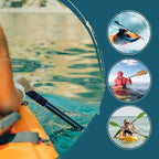 Kayak-Paddle-Grips-2-Pack - No-Slip Oar-Grip for Take-Apart Paddles,Blister Prevention Kayaking Accessories(Diameter 30mm/1.18 inches)