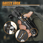 Gifts for men,Multitool Hammer 15 in 1 Camping Accessories Survival Gear,Christmas Stocking Stuffers Unique Brithday Gift Ideas