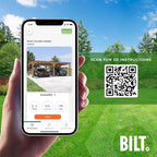 Backyard Discovery Arcadia 24' x 12' Cedar Wood Outdoor Gazebo Pavilion with Hardtop Galvanized Steel Slope Roof, Snow Support, Wind Resistance, PowerPort, Shade for Garden, Patio, Deck, Entertaining