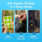 BugMD Squito Stickers Mosquito Repellent Patch Stickers for Adults (390 Patches), Safe & Effective Insect Repellent Patches for Toddlers, Kids, Camping, Beach & Outdoor Essentials