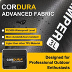 Upgraded CORDURA Waterproof Dry Bag-Lightweight&Durable Waterproof Storage Sack-Roll Top with Survival Whistle-Suitable for High-Intensity Outdoor Adventures-Floats on Water (3L/Orange)