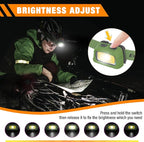 EverBrite Rechargeable Headlamp, 350 Lumens Headlamp with Red Light and Memory Function, 7 Modes Running Headlamp, Bright Headlamps for Camping, Fishing, Hunting, Night Vision