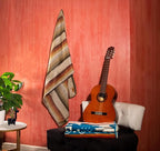 Alpaca Wool Blanket - Twin Size Bed Throw & Warm, Lightweight, Couch or Camp - Outdoor - 75 x 38 Inches (Brown)