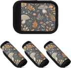 Qilmy Cute Cartoon Mushrooms Luggage Handle Wrap 2Pack Luggage Identifiers Tag Comfort Handle Grips Cover for Stroller Suitcase Bag Airplane Travel Accessories350
