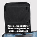 Topo Designs Global Travel Bag 30-40 Liter - Carry-on Compliant Versatile Pack, 3 Carry Options, External Laptop Sleeve (Eco-Friendly, 30L, Apex Black)