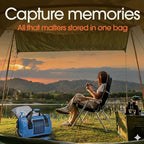 Earth Pak Waterproof Duffel Bag - Heavy Duty Motorcycle Dry Bag with Large Storage Space Perfect for Traveling, Camping, Kayaking, Fishing & Canoeing Bag 50L/70L/90L/120L Sizes