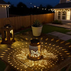 Cardinal Solar Lantern for Garden Outdoor Decor – Hanging Metal Light Decoration for Patio, Yard, Lawn, Pathway, Backyard – Birthday Gift for Mom, Women, Grandma