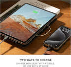 Native Union Active Power Bank | Magnetic - MagSafe Compatible 5000mAh 15W Portable Charger - USB-C Cable Included - Compatible with iPhone Air, 17, 17 Pro Max, 17e, AirPods Pro 3 & More (Apricot)