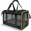 GAPZER Cat Carriers for Large Cats 20 lbs+ Soft Pet Carrier for Small Dog/Durable 2 Kitty Travel Bag/Medium Big Cats Puppy 15 Pounds/Softside Cat Carrier Large