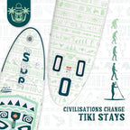 FunWater Inflatable Stand Up Paddle Board with Premium SUP Paddleboard Accessories, Anti-Slip EVA Deck, 11'/10'6'' Paddle Boards for Adults & Youth of All Skill Levels