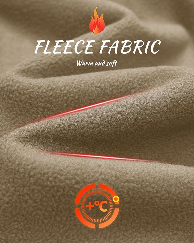 MAGCOMSEN Men's Fleece Lined Softshell Jacket Waterproof Windbreaker Rain Jacket for Tactical Hiking